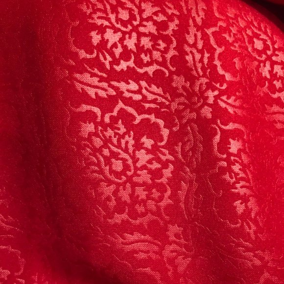 Red Brocade Ball Gown Skirt NWT - Picture 6 of 6
